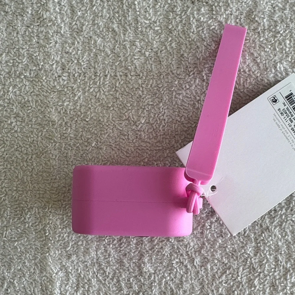Heyday Pink Earbuds Pop-in Case Cover with Dog Charm
